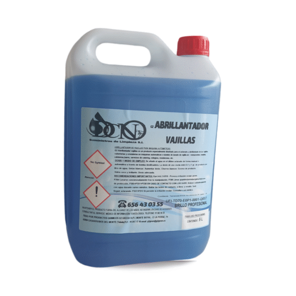 Abrillantador de Vajillas 5 lts