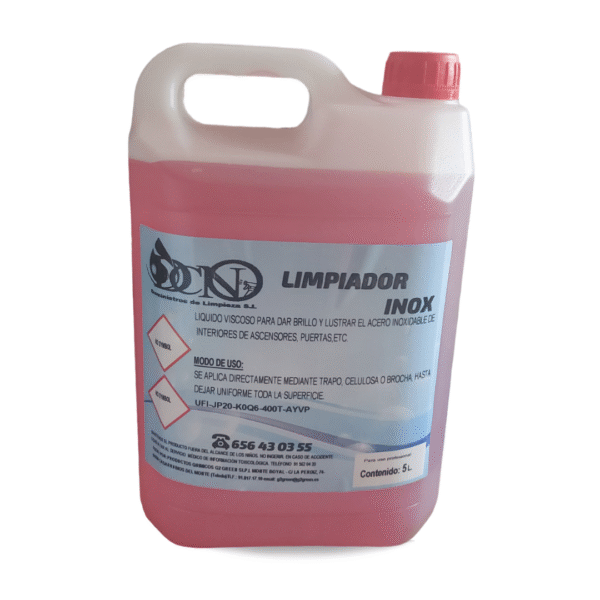 INOX Desengrasante/Limpiador Inox 5 lts