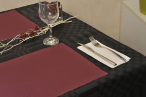 Mantel Individual 30x40 Burdeos 40gr-1000und