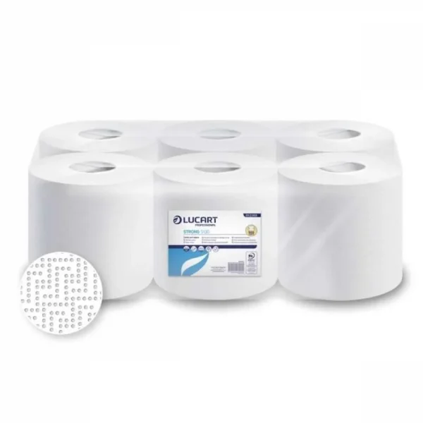 Lucart-paquete-de-6-bobinas-industriales Toallas Bobinas en Rollo Strong-130-Pack 6 unid