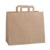 Bolsa Kraft Grande De Asa Plana - Bolsitas Boda Bolsas Kraft Asa plana (26+20X28cm) 250und