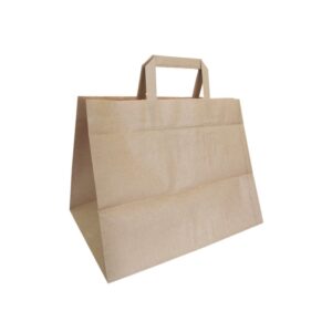 bolsa-papel-kraft-asa-plana-32x22x26cm Bolsas Kraft Asa plana (32+22X27cm) 250und