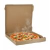 caja-carton-para-pizza-kraft-30x30x4cm-100-uds (1) Eco Pizza Kraft 260X260X40-100und