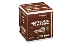 Paletina de madera para café sin funda 14 cm