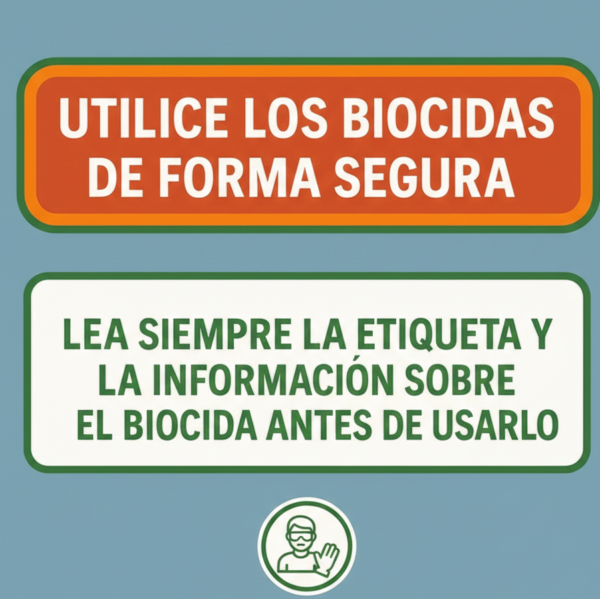 A-UTILICE LOS BIOCIDAS DE FORMA SEGURA